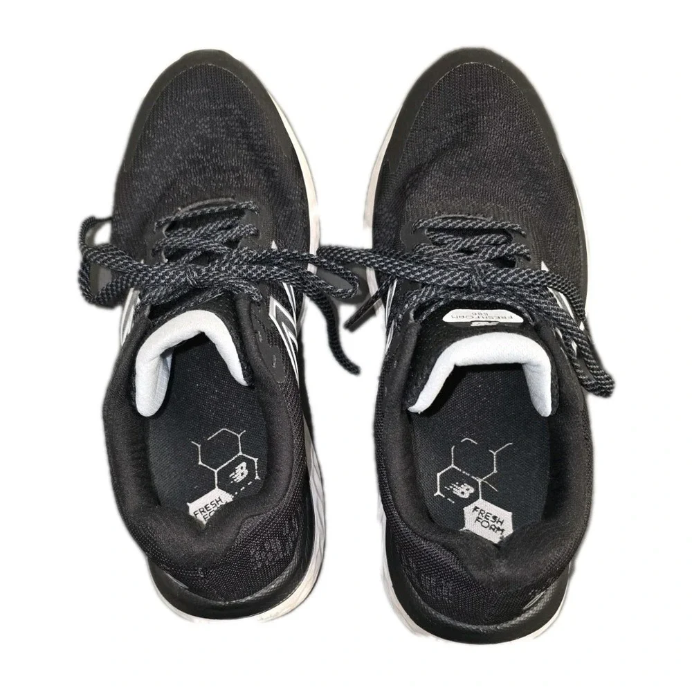 👟 New Balance Fresh Foam Running Shoes Black W680LK7 EUC Womens 9 | Lightweight